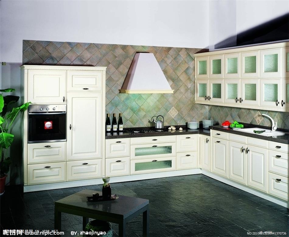 吸塑板系列橱柜厨房效果图003