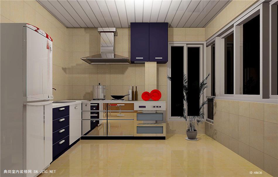 家装厨房设计效果图015