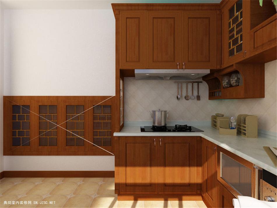 家装厨房设计效果图014