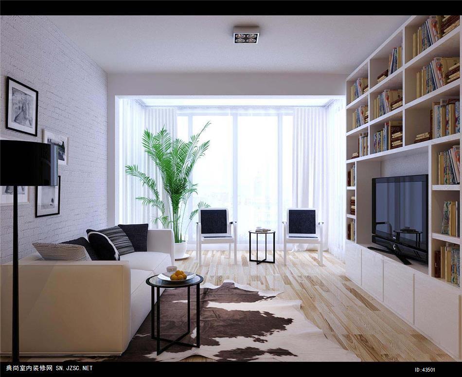 款最新客厅电视墙效果图设计135