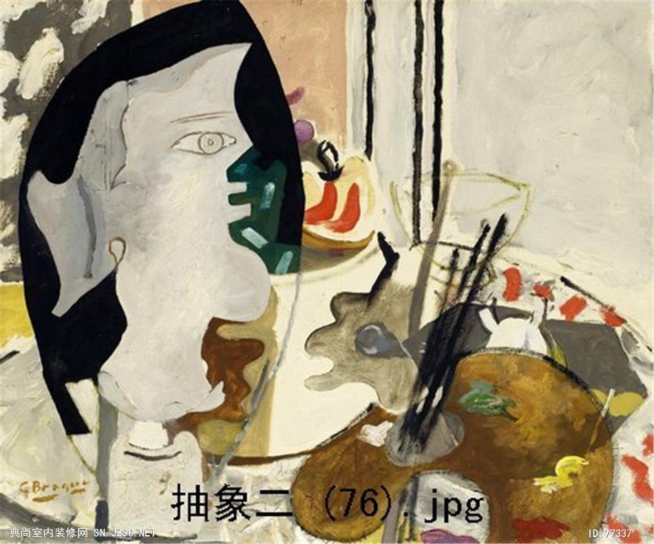 现代抽象油画 (637)