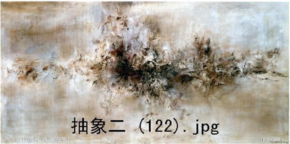 现代抽象油画 (688)