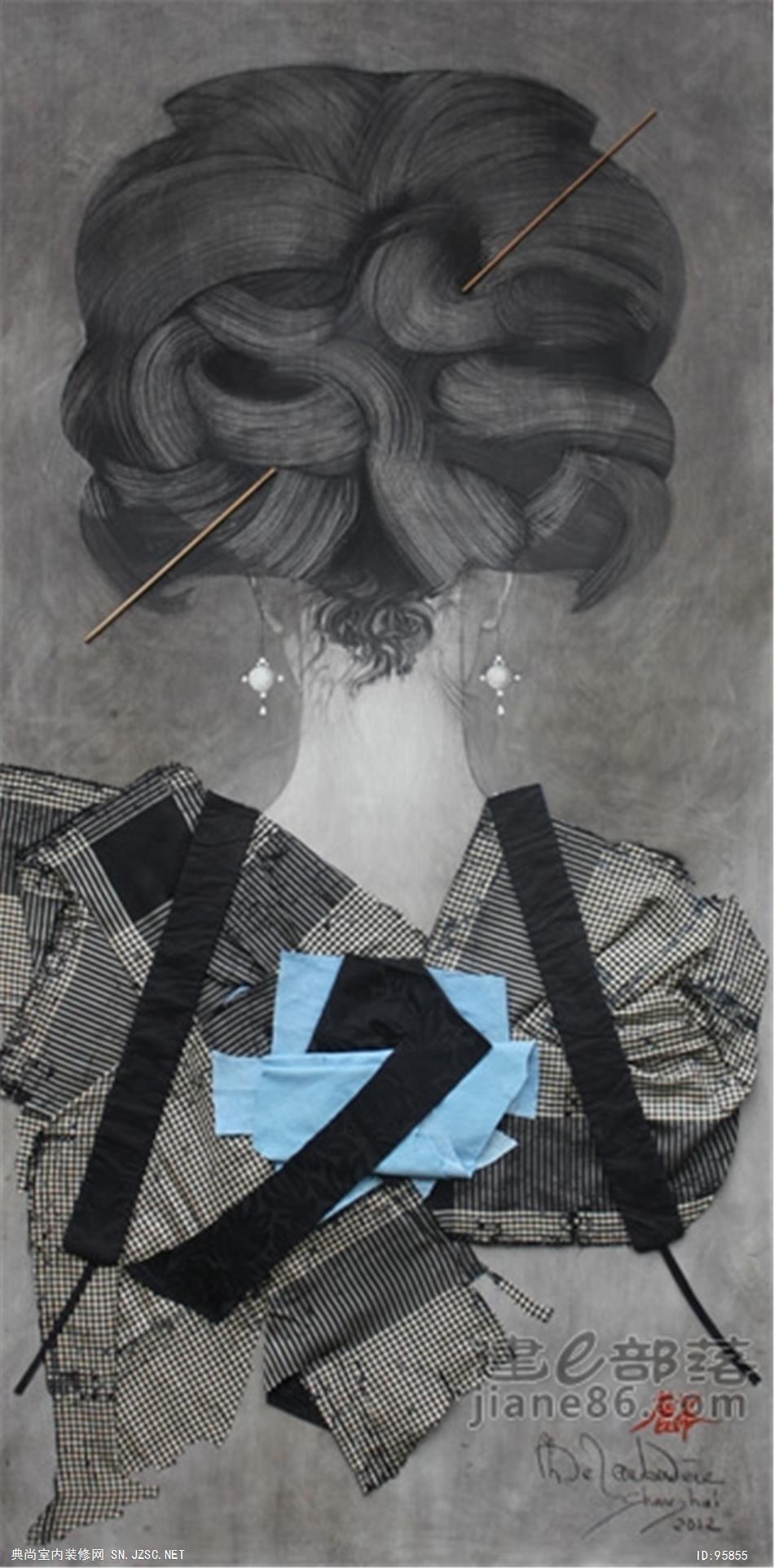 中式风格油画 (18)
