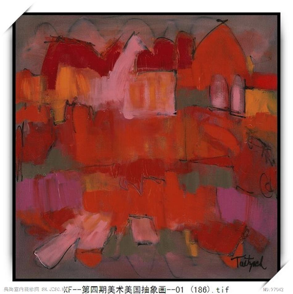 现代抽象油画 (342)
