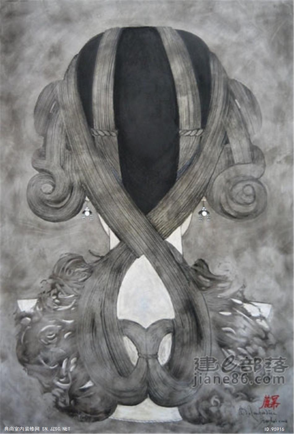 中式风格油画 (47)