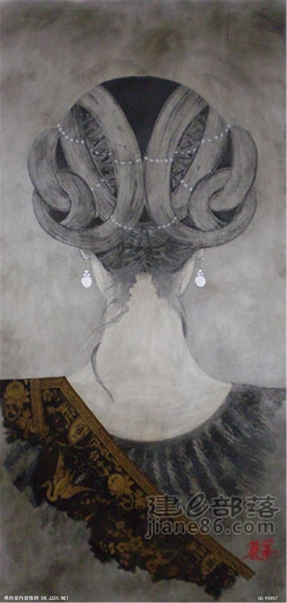 中式风格油画 (56)