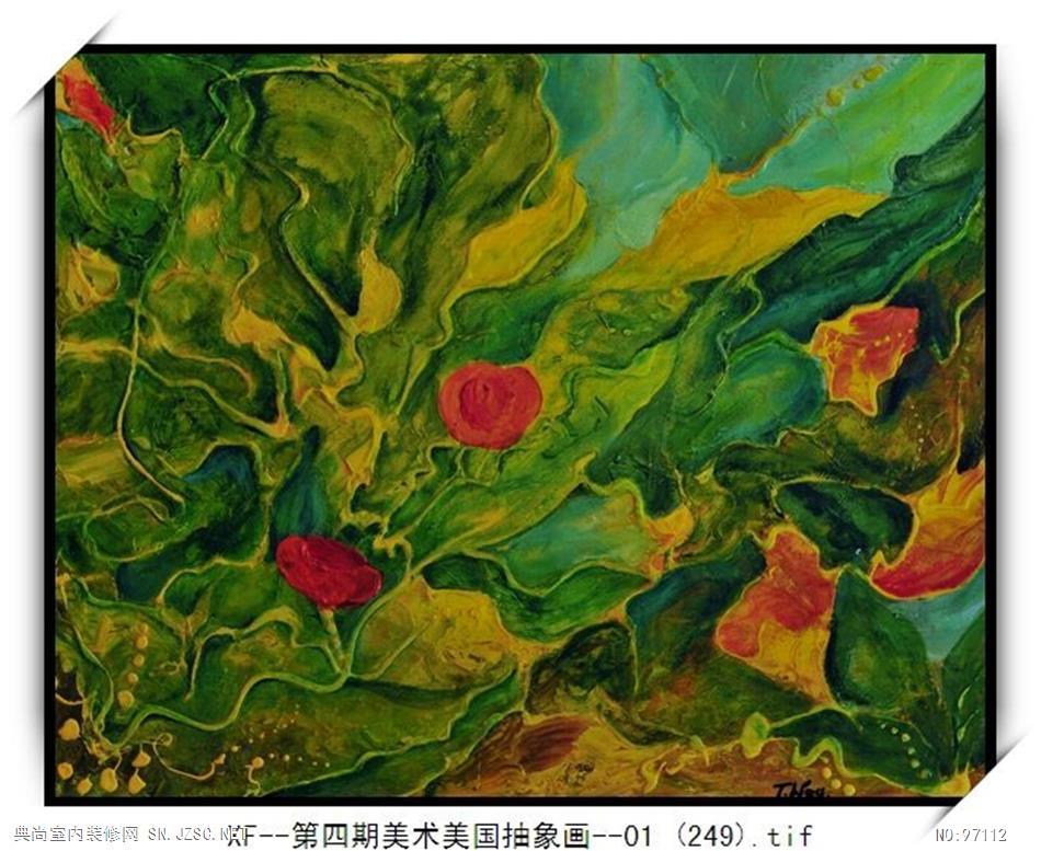 现代抽象油画 (412)