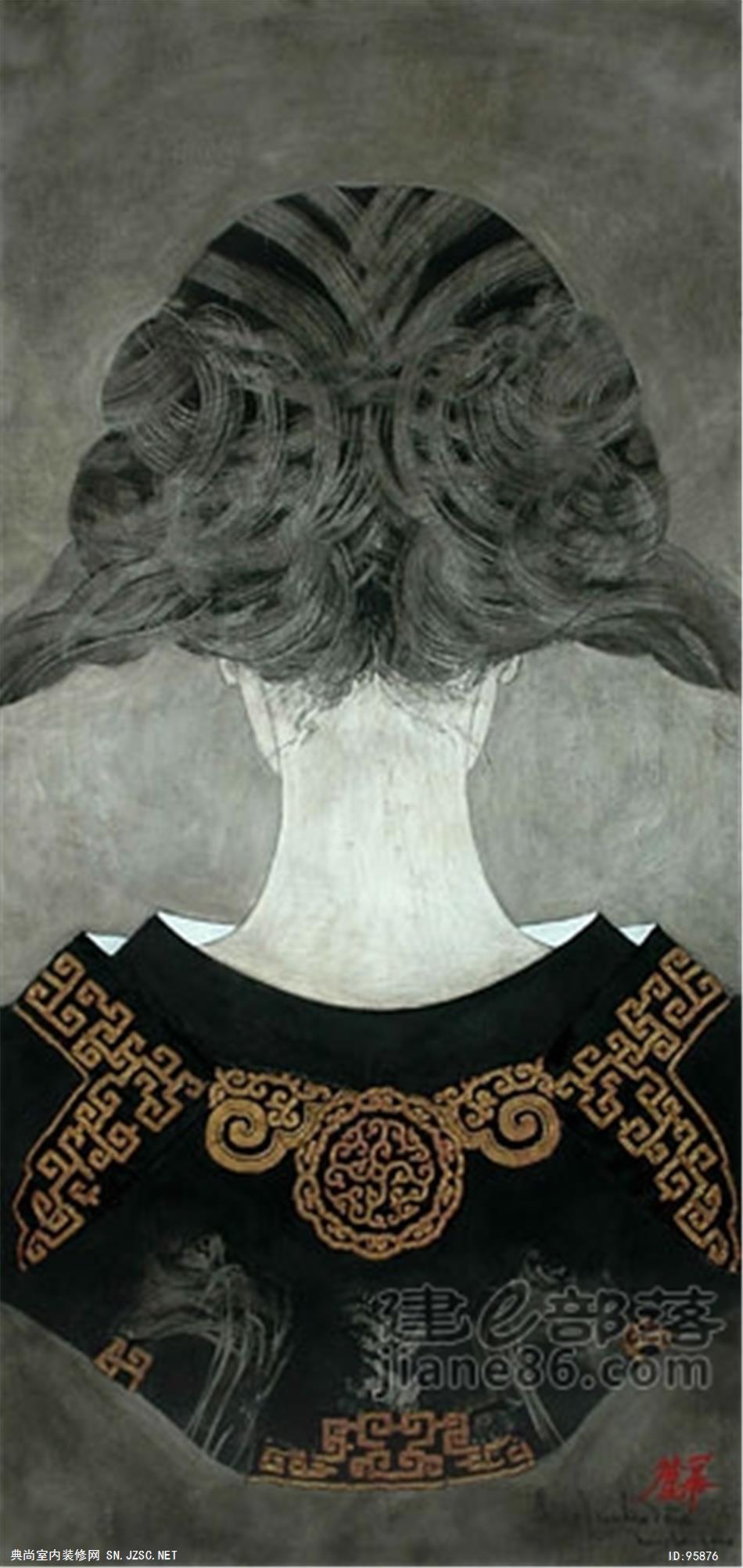 中式风格油画 (30)
