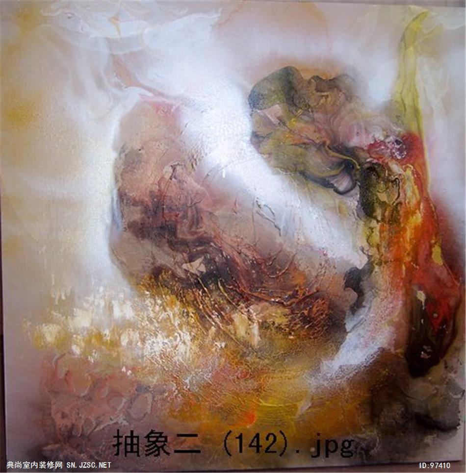 现代抽象油画 (710)