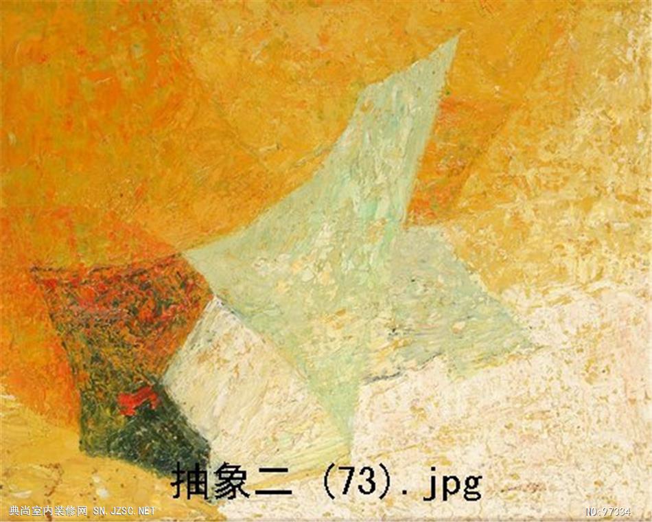 现代抽象油画 (634)