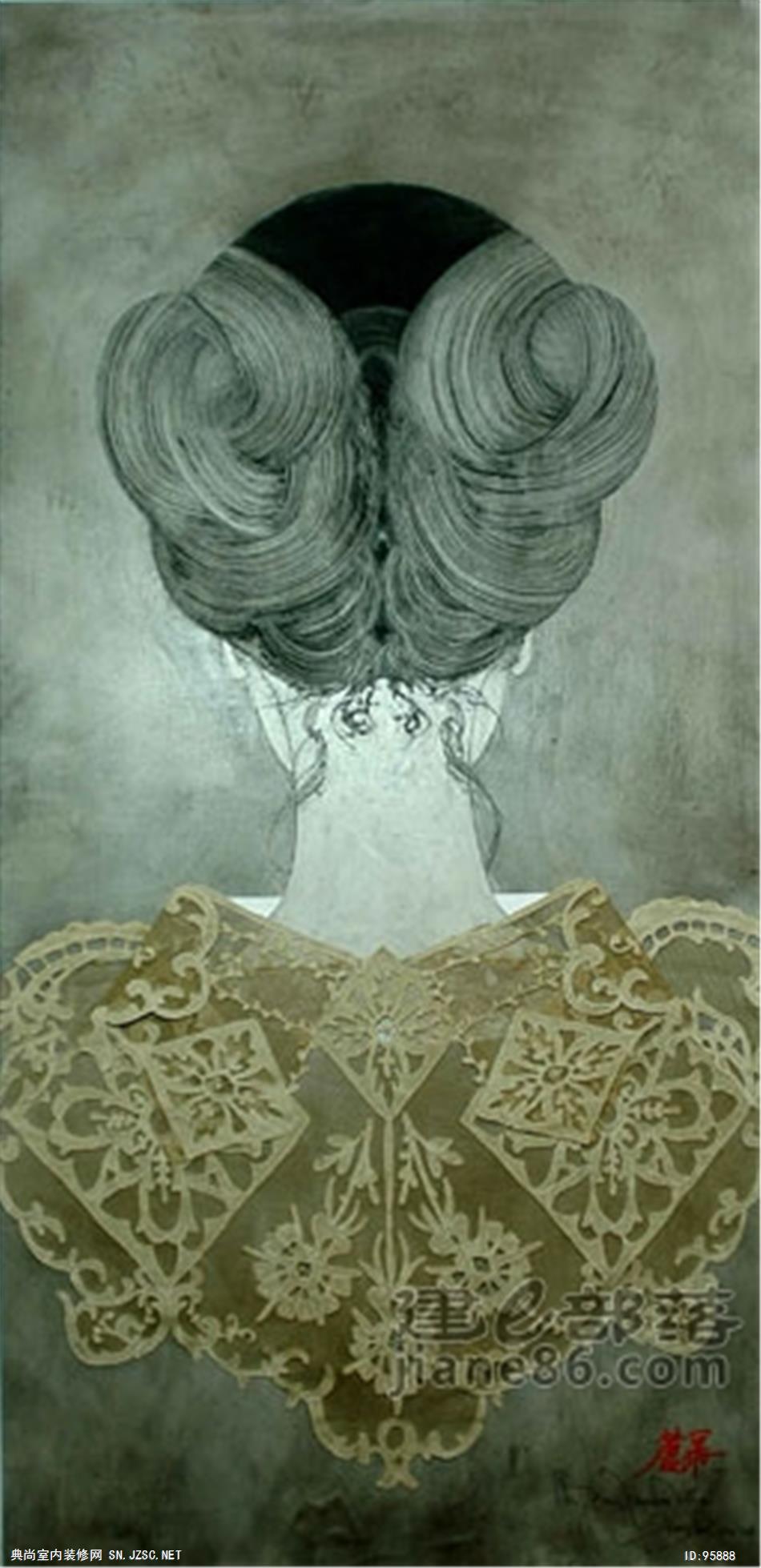 中式风格油画 (33)