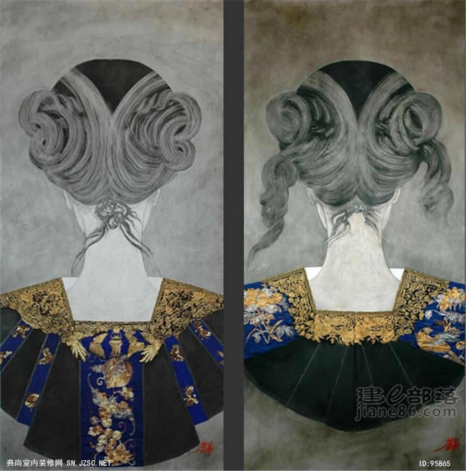 中式风格油画 (25)