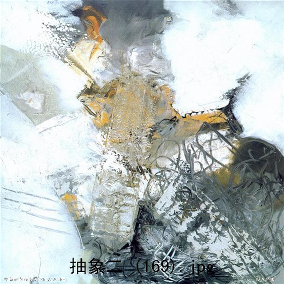 现代抽象油画 (740)