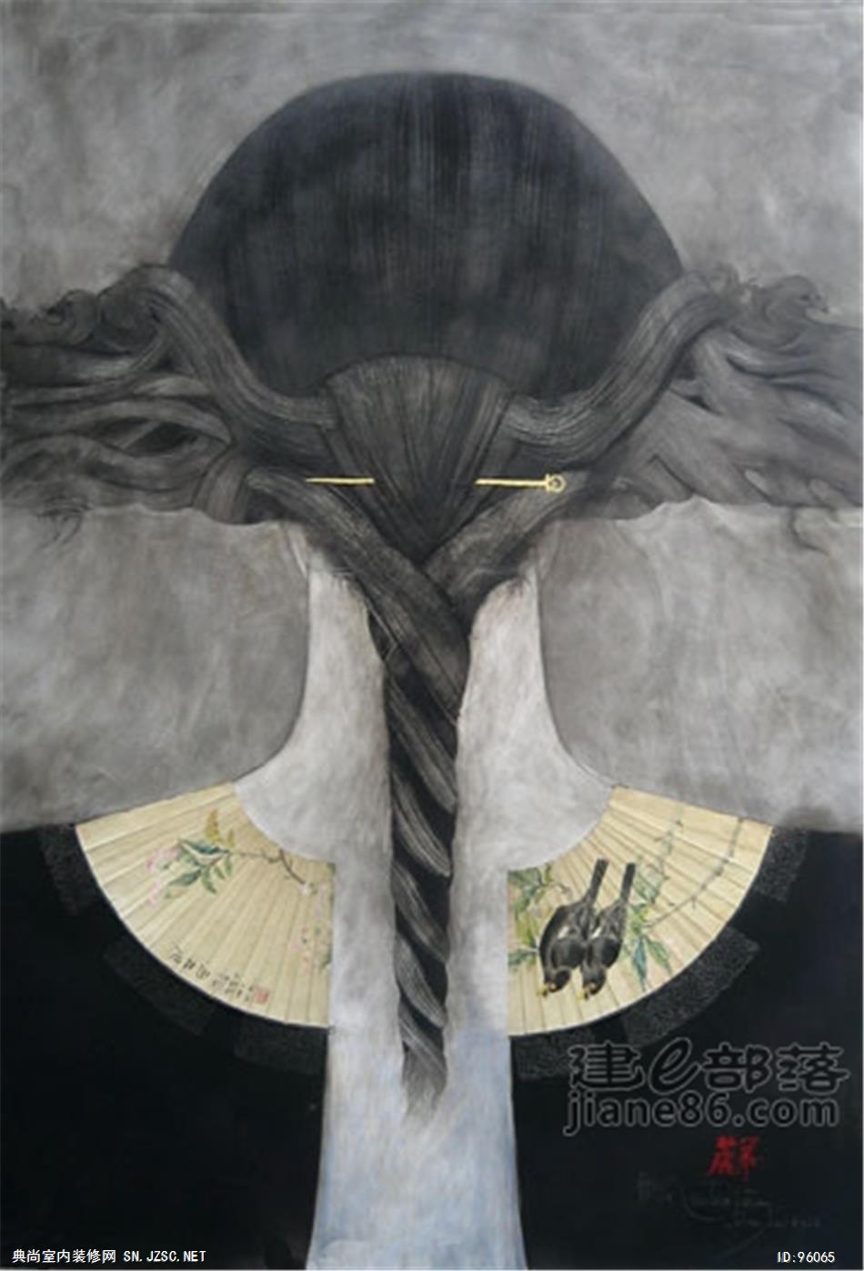 中式风格油画 (83)