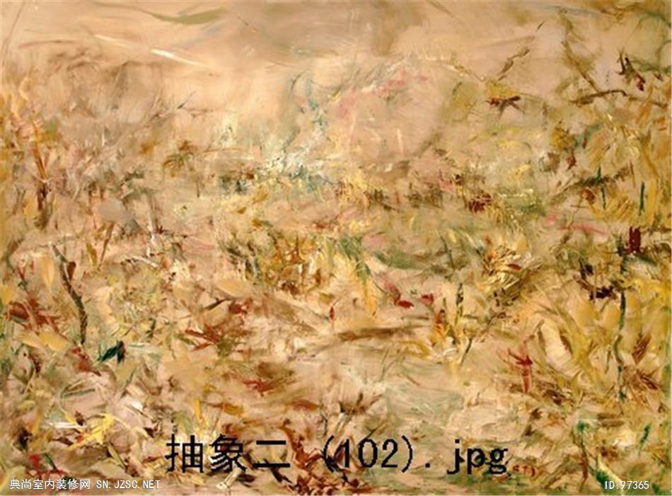 现代抽象油画 (665)