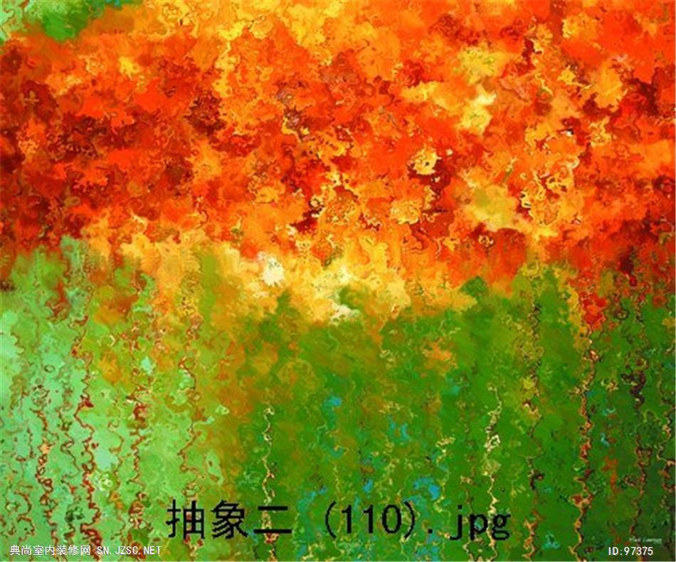 现代抽象油画 (675)