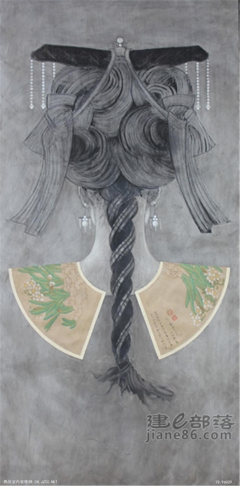 中式风格油画 (74)