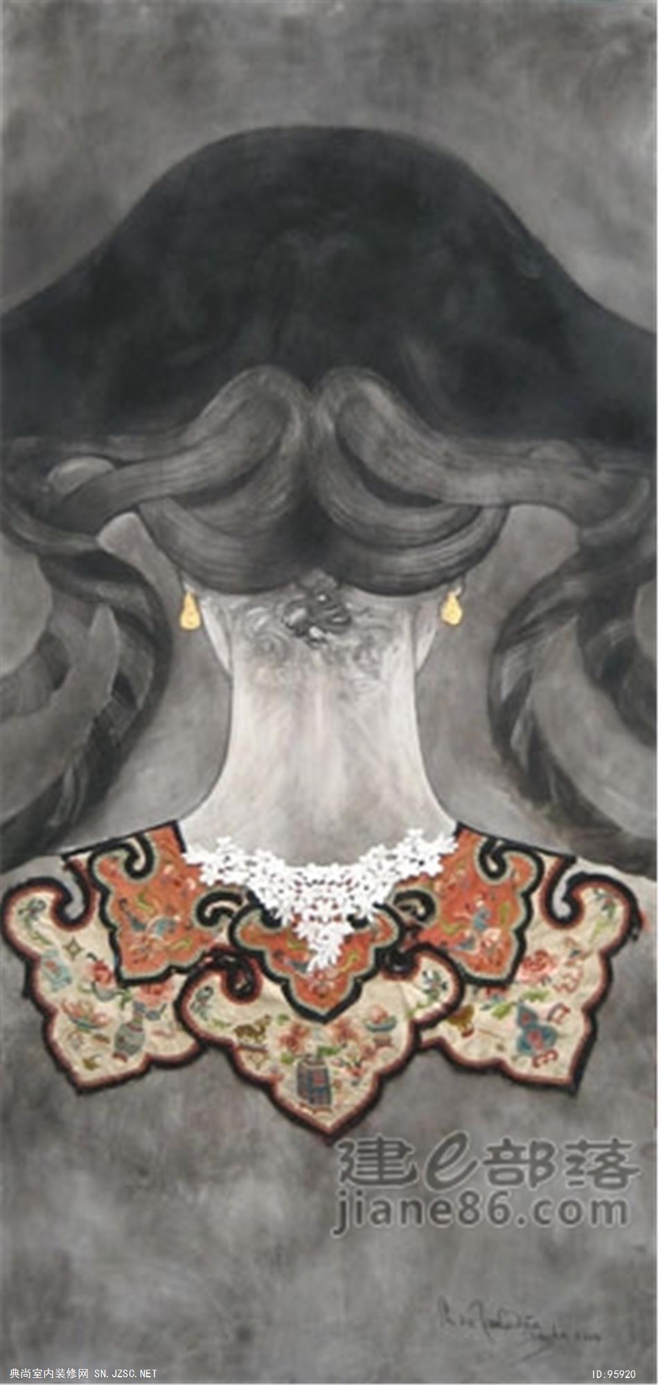 中式风格油画 (49)