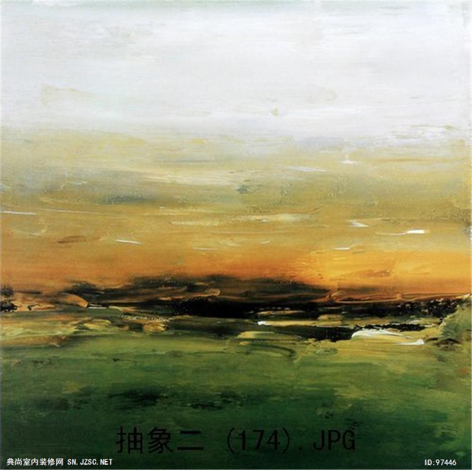 现代抽象油画 (746)