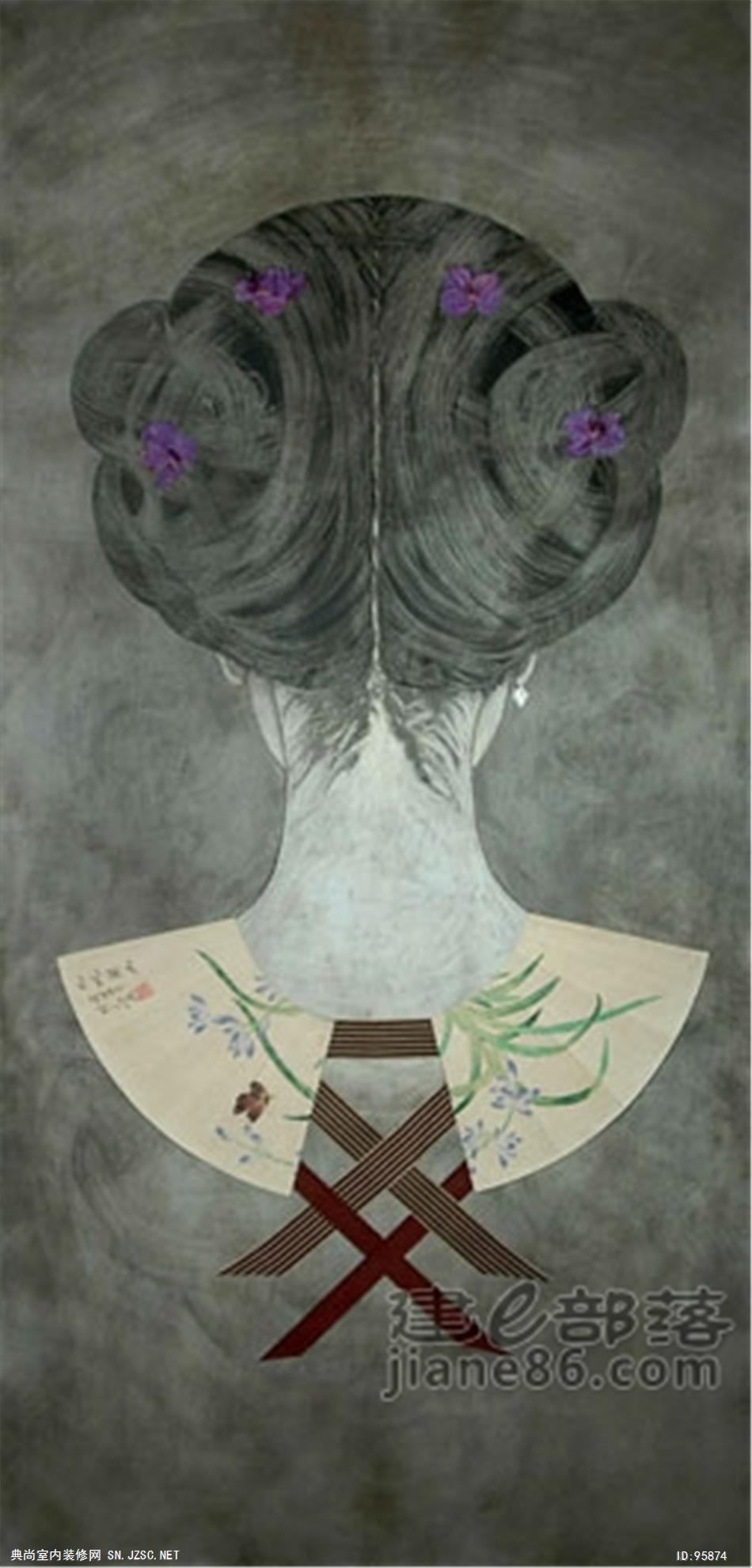 中式风格油画 (29)