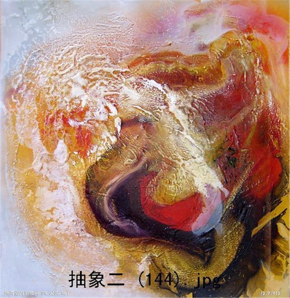 现代抽象油画 (713)