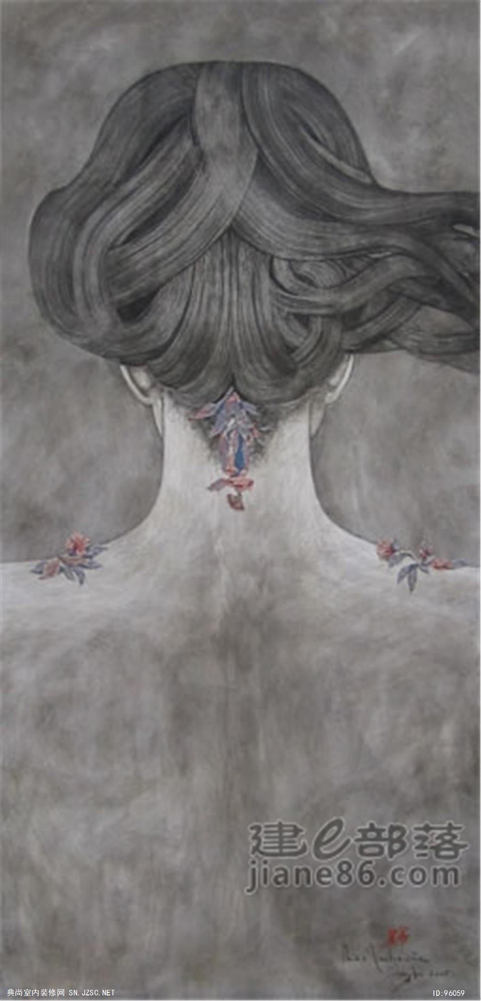 中式风格油画 (82)