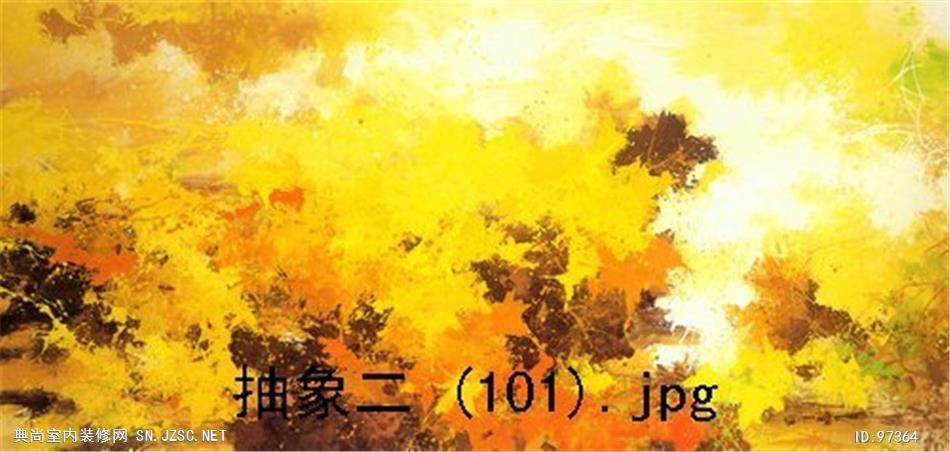 现代抽象油画 (664)