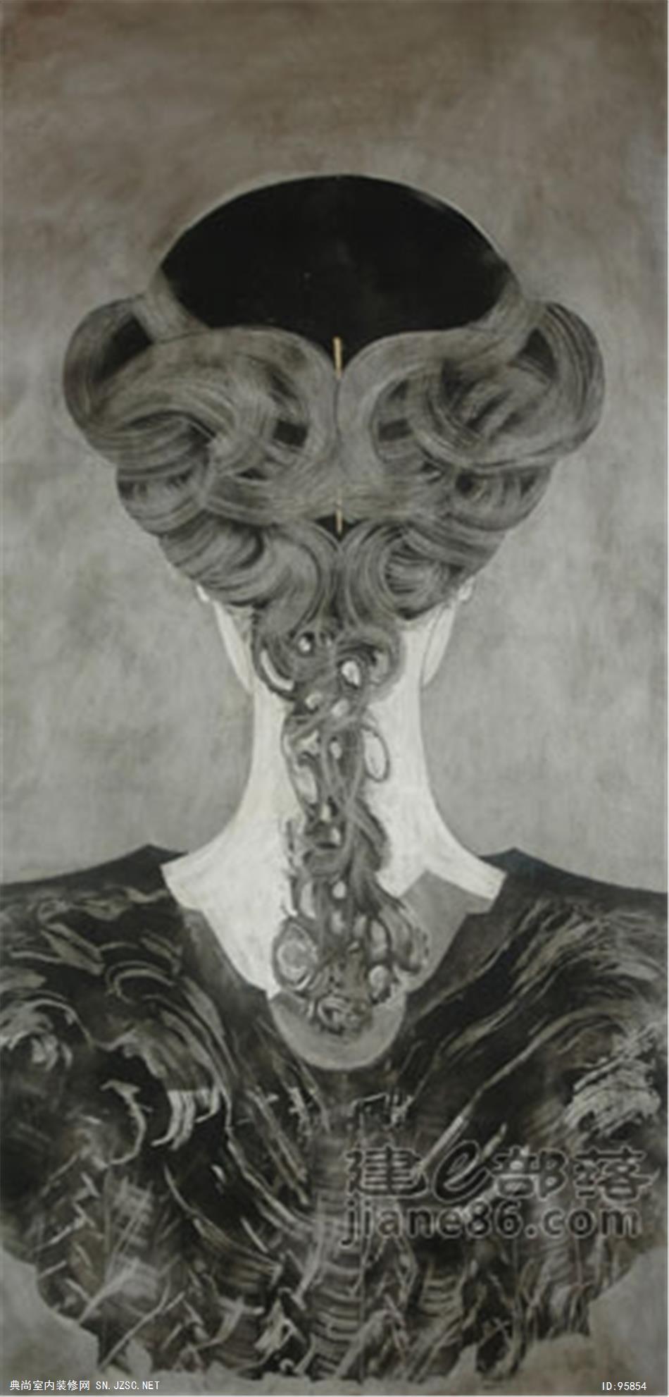 中式风格油画 (17)