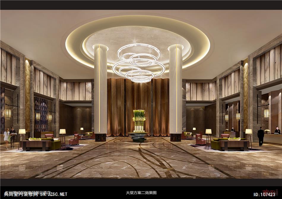 09大堂方案二效果图 