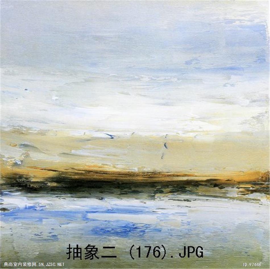 现代抽象油画 (748)