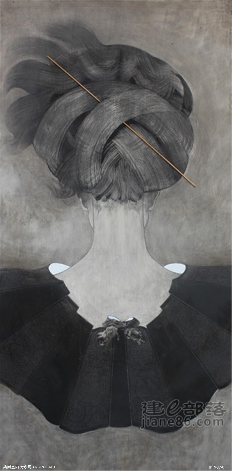 中式风格油画 (88)