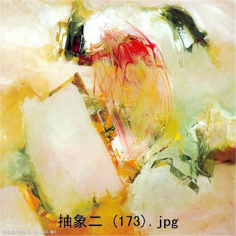 现代抽象油画 (745)