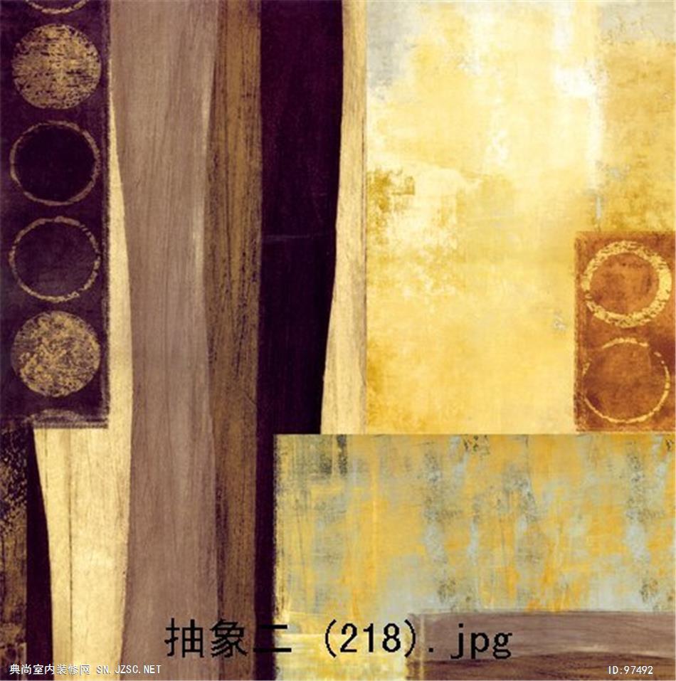 现代抽象油画 (792)
