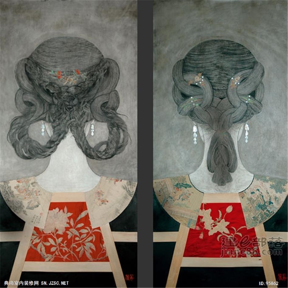 中式风格油画 (23)