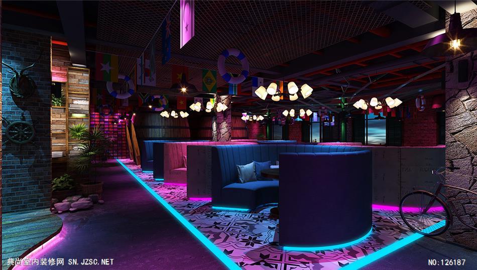 3-1 三味视觉-酒吧休闲娱乐 室内装修效果图