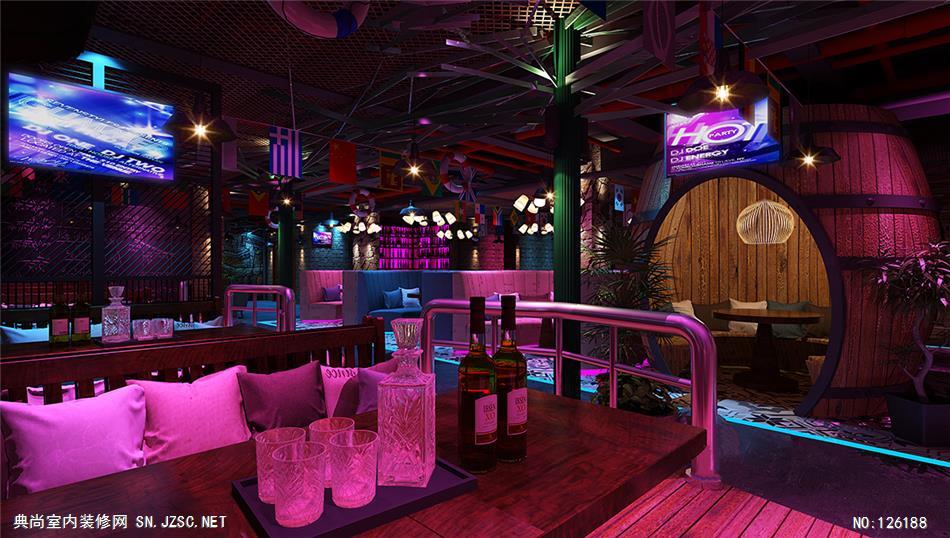 3-2 三味视觉-酒吧休闲娱乐 室内装修效果图