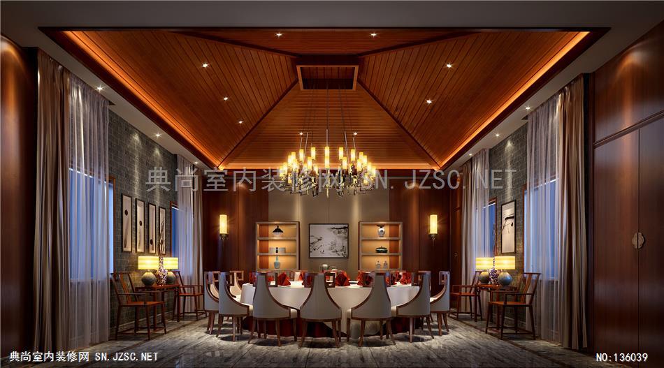 z (65) 餐饮装修餐厅设计效果图