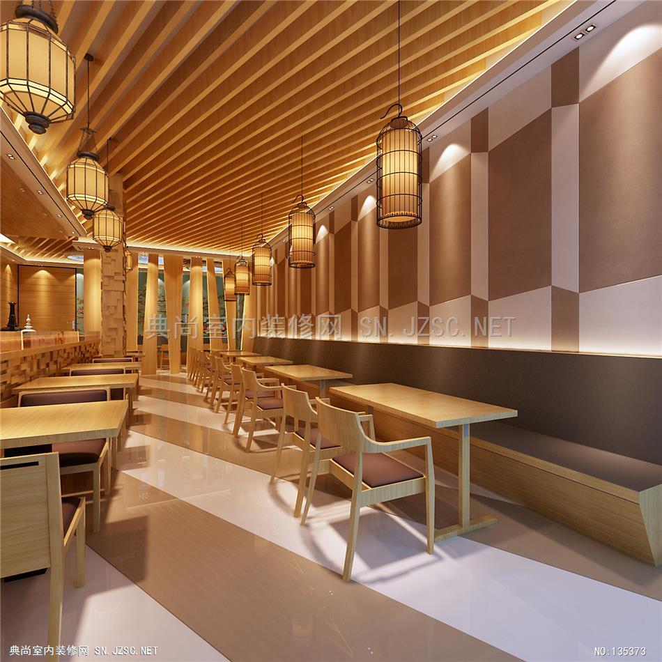208-1 原木快餐厅 餐饮装修餐厅设计效果图jpg图片 中式风格餐厅jpg