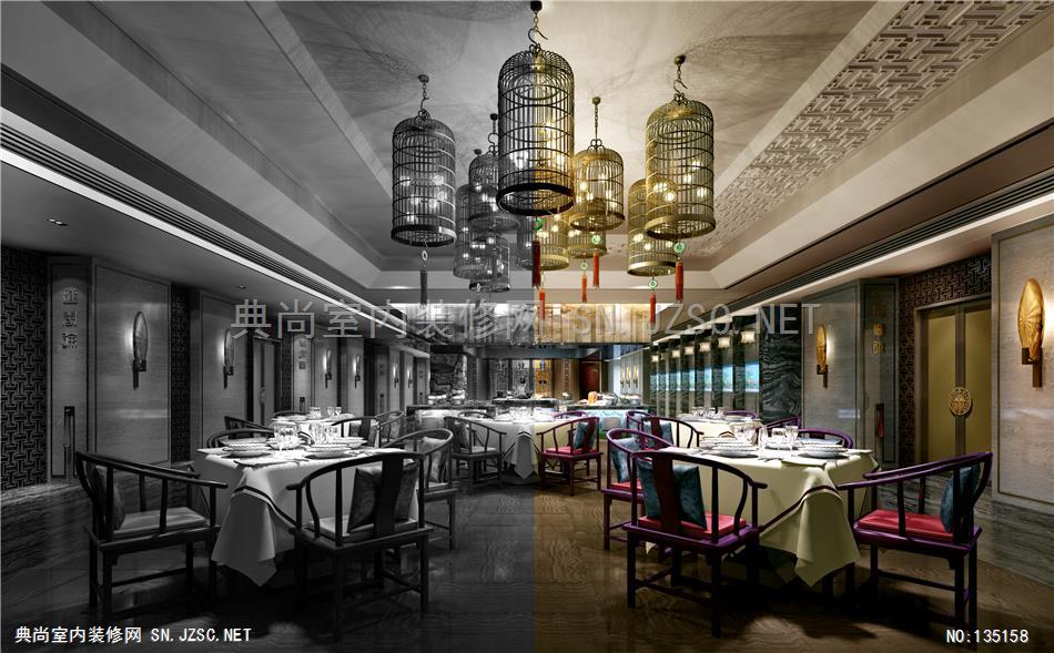 180 餐饮装修餐厅设计效果图