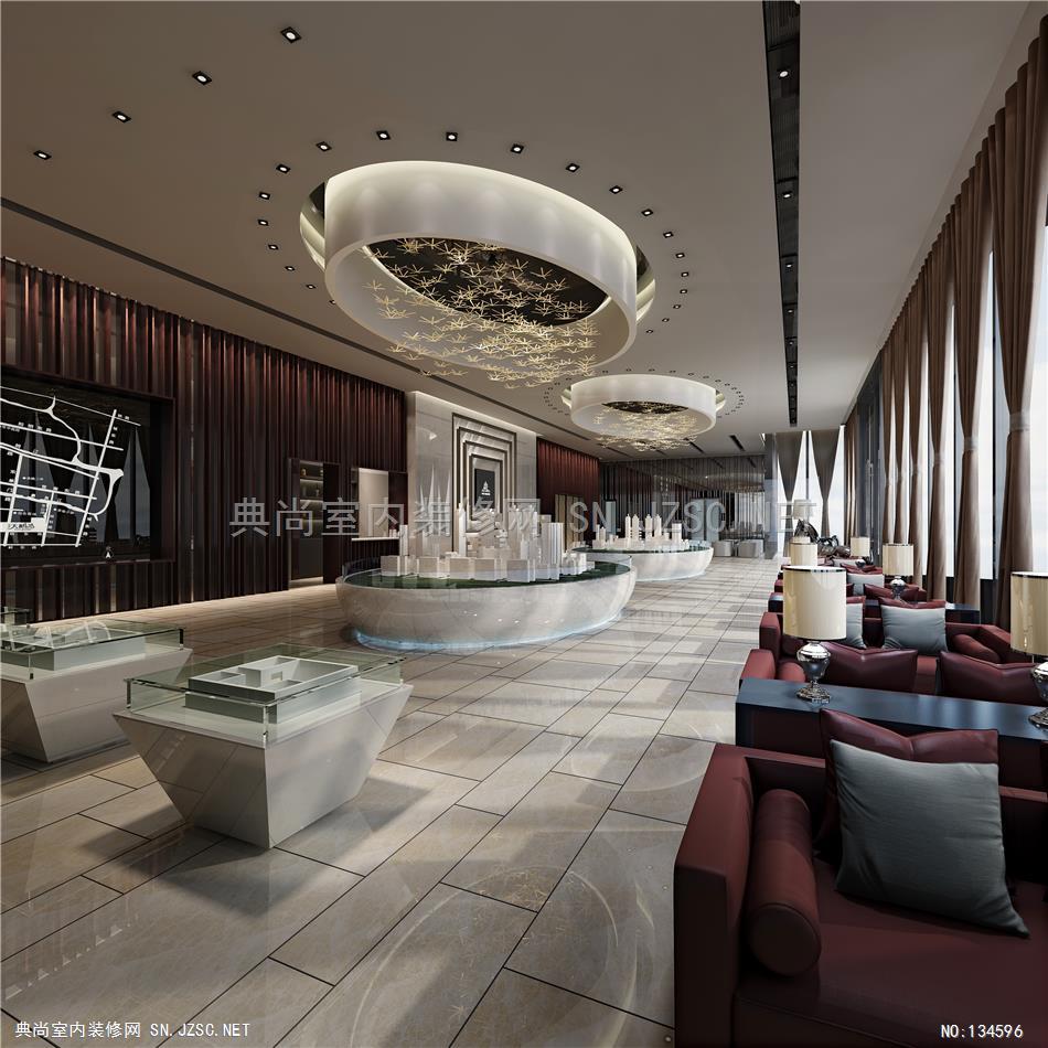 6-2深圳巨磁图像-售楼处装修室内设计效果图