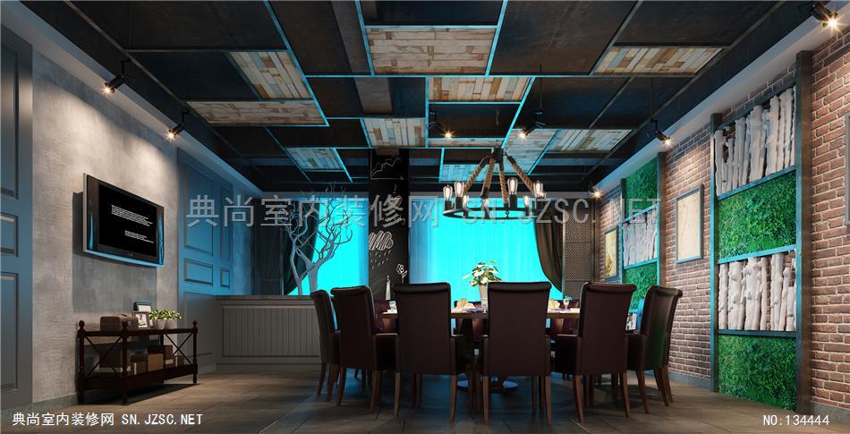 128-4 罗伟 餐饮装修餐厅设计效果图