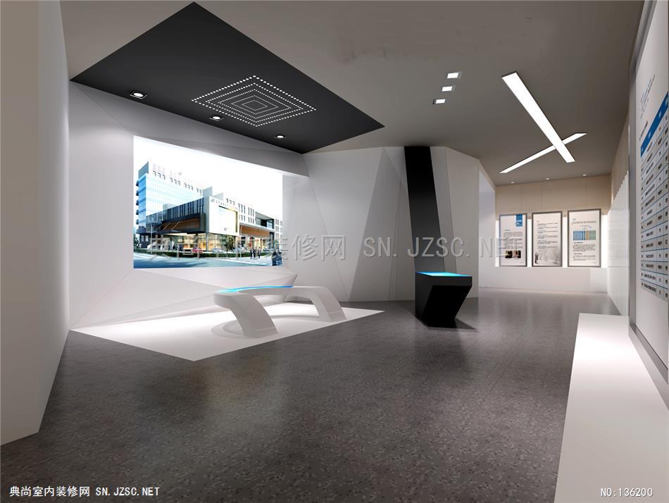 13-3展厅展览展示 装修室内设计效果图