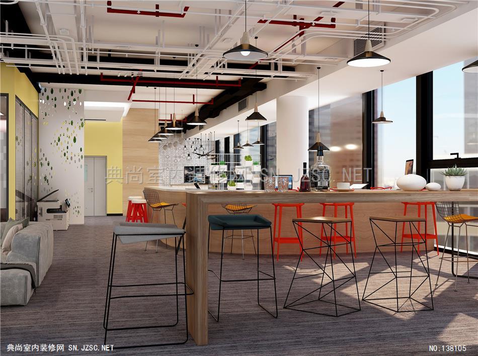 51——“Red cube”辦公室設計 空间 室内设计 无城之主 (18)办公室装修效果图 办公室设