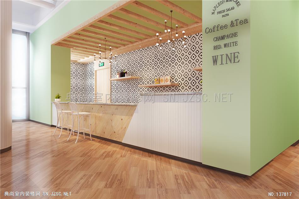 21—一组工装餐厅献给大家~ 空间 室内设计 山行设计工作室 (4)餐饮餐厅装修效果图设计