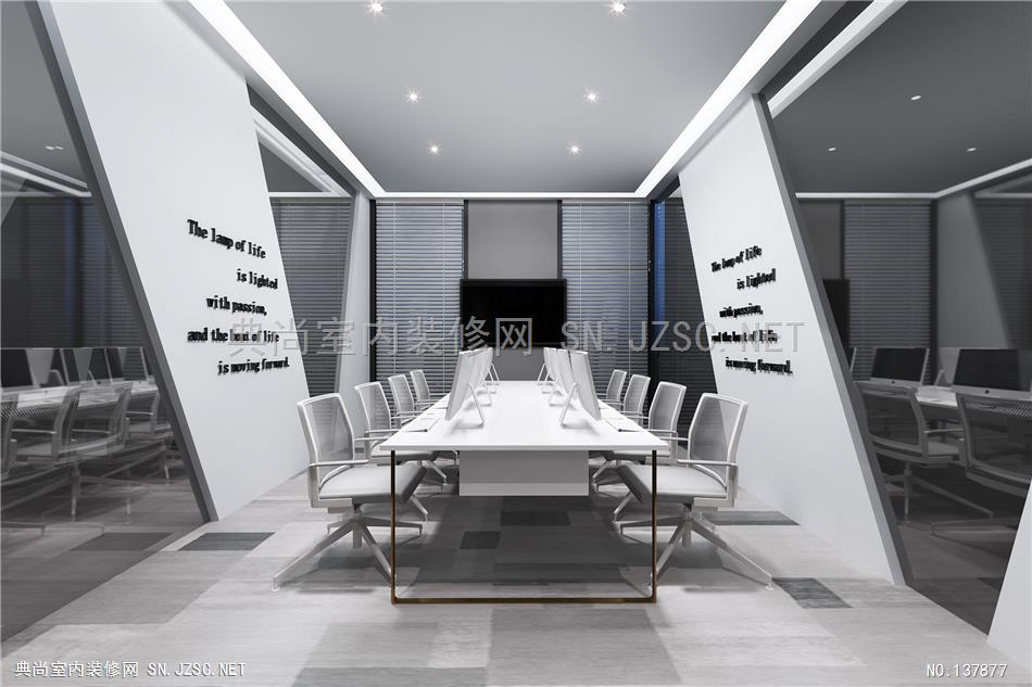 12-厦门·某科技有限公司9办公室装修效果图 办公室设计效果图