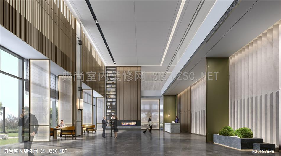 13-杭州齐观——勤龙大厦办公楼1办公室装修效果图 办公室设计效果图