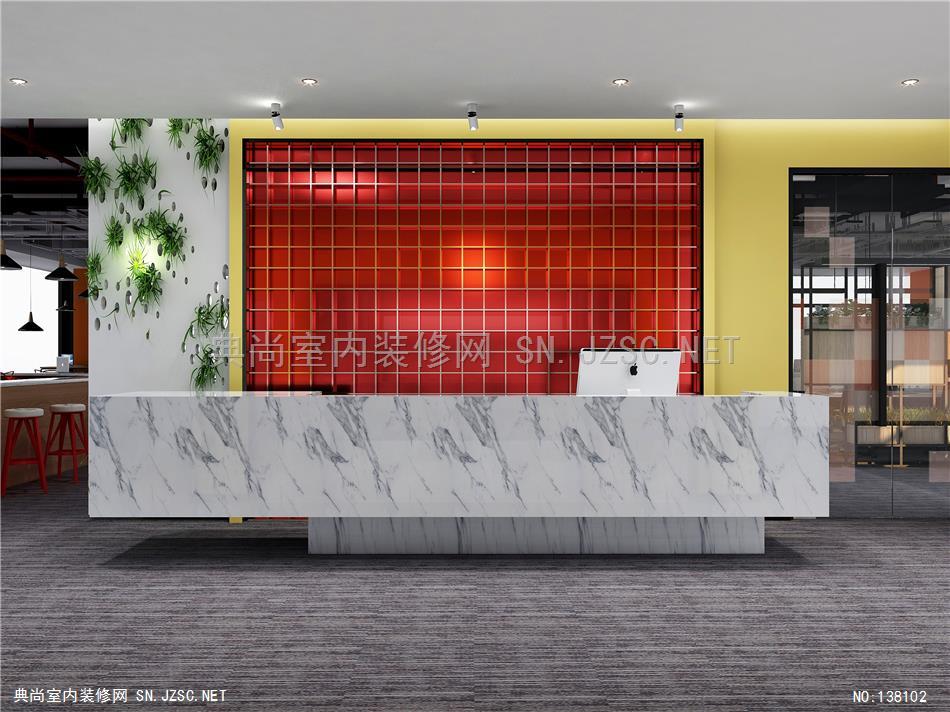 51——“Red cube”辦公室設計 空间 室内设计 无城之主 (15)办公室装修效果图 办公室设