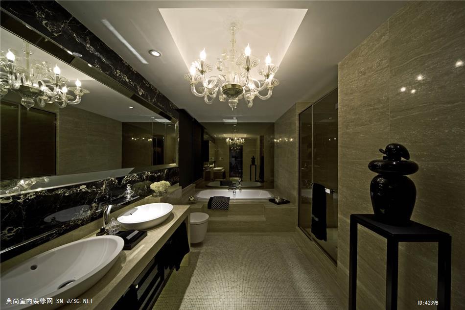 样板间单张Garden Duplex _Master Bathroom