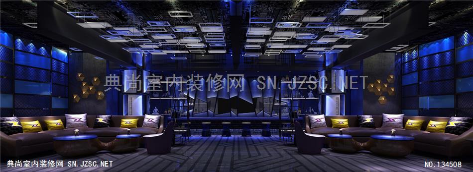 1-7 郑州Z PARTY CLUB&KARAOKE (周欢）酒吧休息区-C1 1休闲娱乐ktv装修