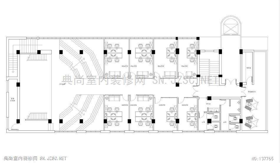 7—众创空间-LOFT办公室 (5)办公室装修效果图 办公室设计效果图